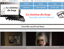Tablet Screenshot of cinema-du-loup.com